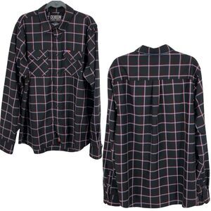 Dixxon Flannel Co ‘FLYCENTENNIAL’ Black Flys Long Sleeve Mens Sz XLT Biker Rock